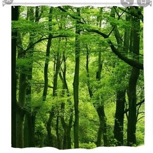 NWT-Goodbath Forest Tree Shower curtain 72x72